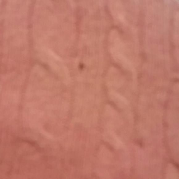 Rose pink cable knit 100% cashmere sweater - Picture 4 of 4